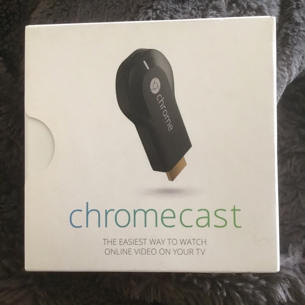 Google Chromecast (1st Generation) Streaming Media Player H2G2-42 Black New